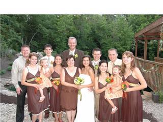 Family at the wedding