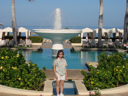 Marissa chillin' by the pool!