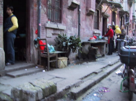 typical street in China