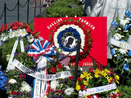 Closeup of Rolling Thunder Wreath