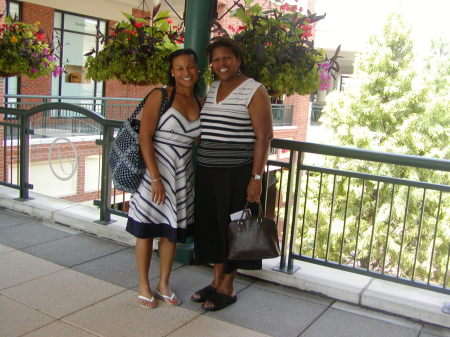 Phyllis with oldest daughter, Ashanti