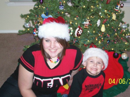 Keira and Lane Christmas 2007