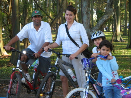 cycling with family