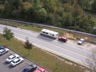 motorhome and explorer in w. va.