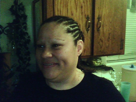 Dec 2007 my daughter braided my hair