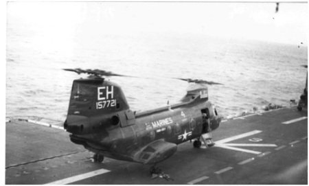 46 departing the USS Guam (LPH-9)