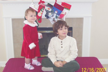 My kids Christmas 2007