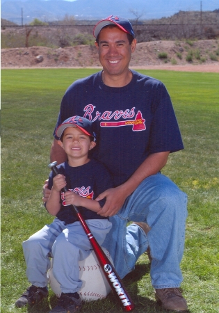 TBall with my son