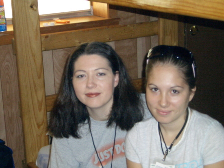 me and tori at camp 2006