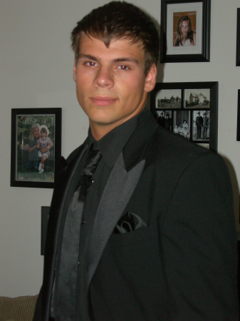 My son Mike senior prom