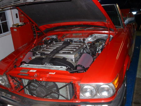 560SL with Mercedes M120 V12 Engine