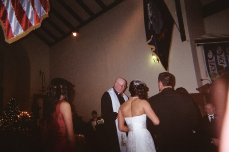 Wedding at the Fort Snelling chaple