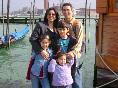 Macias Family at Venice, Italy