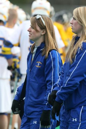 Carly - student mgr on UDel lax team