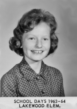 Check out the hair, girls (and the teeth before braces!)