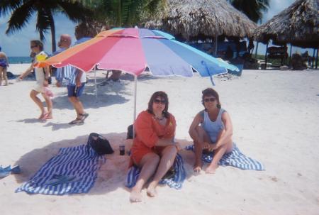 On the beach in Belize