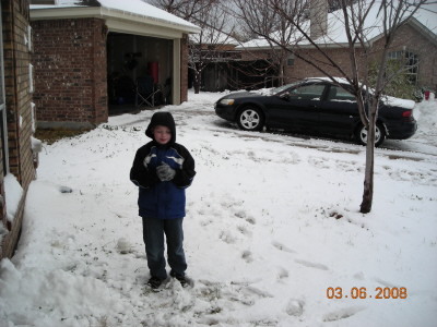 Rare snow storm in TX