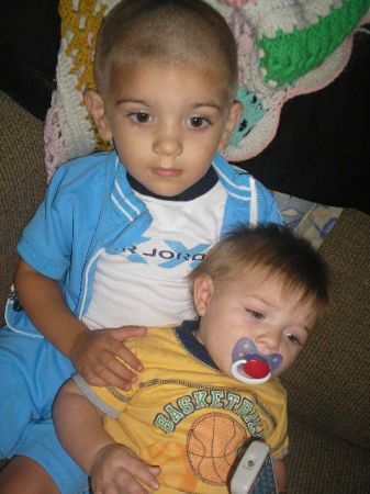 My two grandsons  Anthony/Dom