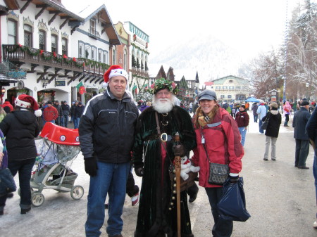 Steph and I with Father Christmas