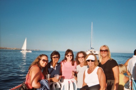 Me & the gals, booze cruise, Mexico 2008