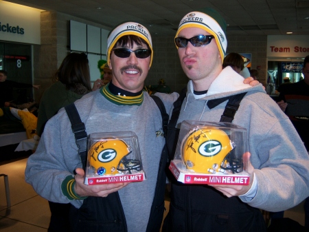 With my brother at the NFC Championship 2007