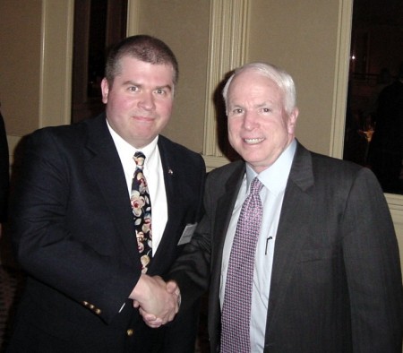 With Senator John McCain