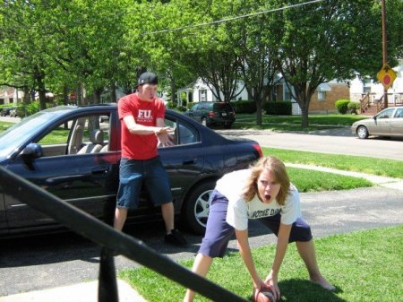 danielle and sean being goofy