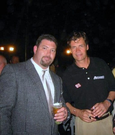 Me and Michael Waltrip