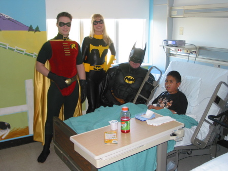 Batman Hospital visit