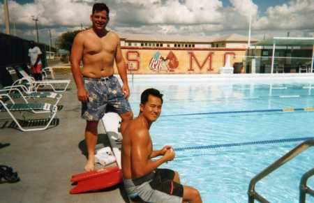 Pool side at USMC in Cuba