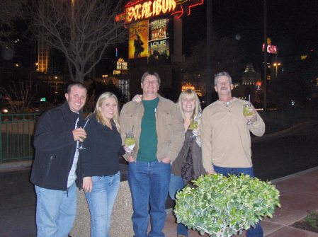 The gang in Vegas