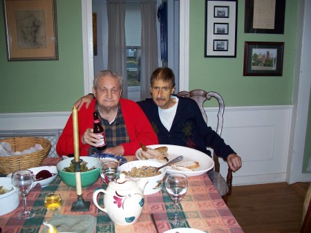 john and artie thanks giving my house