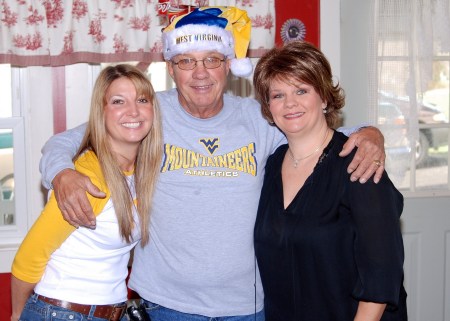 Me, Dad, and Christa, 2008