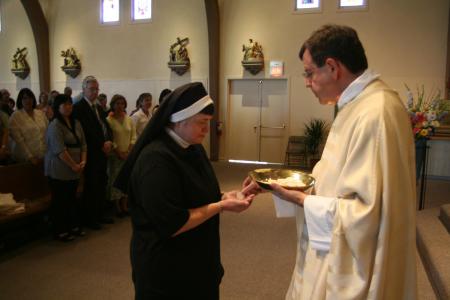 receiving communion