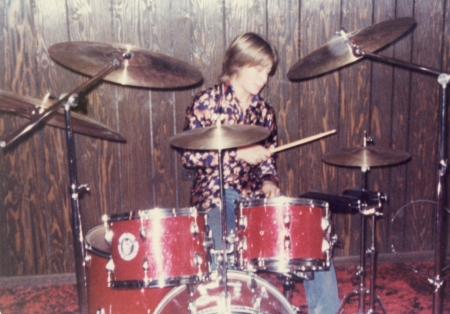 Mike on Drums