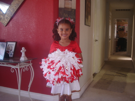 my little cheerleader....