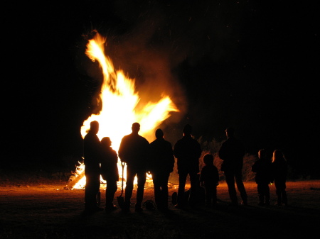 Campfire at WHL Ranch