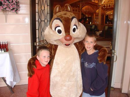 A Chipmunk with Michael and Justin