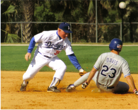 A Close Play At Second