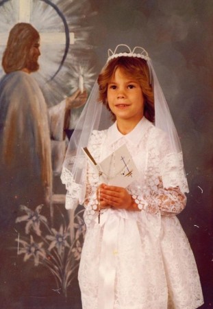 My first holy communion