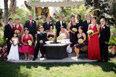 The bridal party