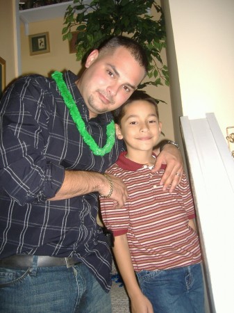 My husband and Christian!