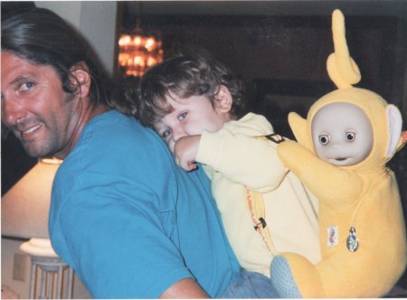 dad, goon, and yellow thing