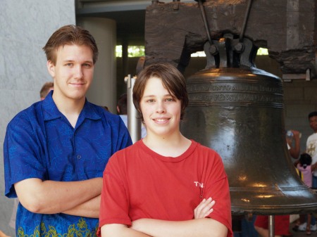chris, mike and the liberty bell 2005