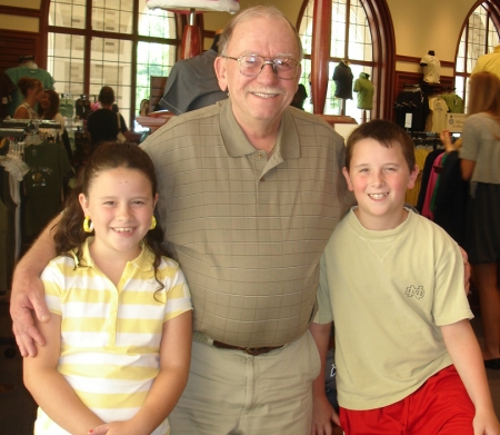 My Dad with Devin & Lia at ND Bookstore 07/07