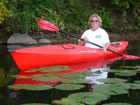 Kim and I love to kayak