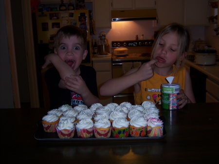 Cupcakes at grandma's