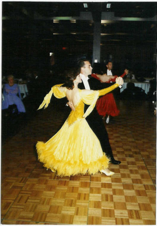 Elaine in Ballroom Competition 1996