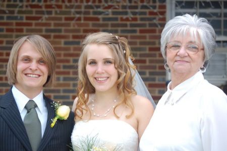 Bride, Groom and G-ma