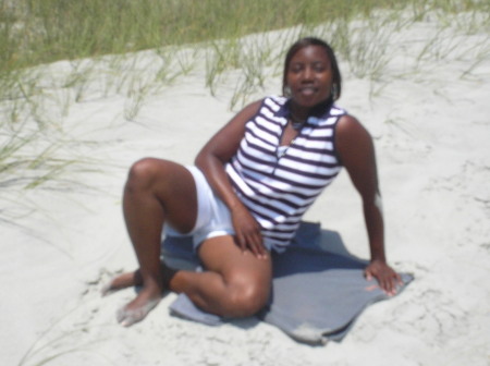 me on the beach